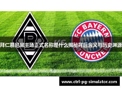 拜仁慕尼黑主场正式名称是什么揭秘背后含义与历史渊源