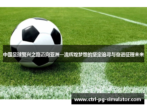 中国足球复兴之路迈向亚洲一流辉煌梦想的坚定追寻与奋进征程未来